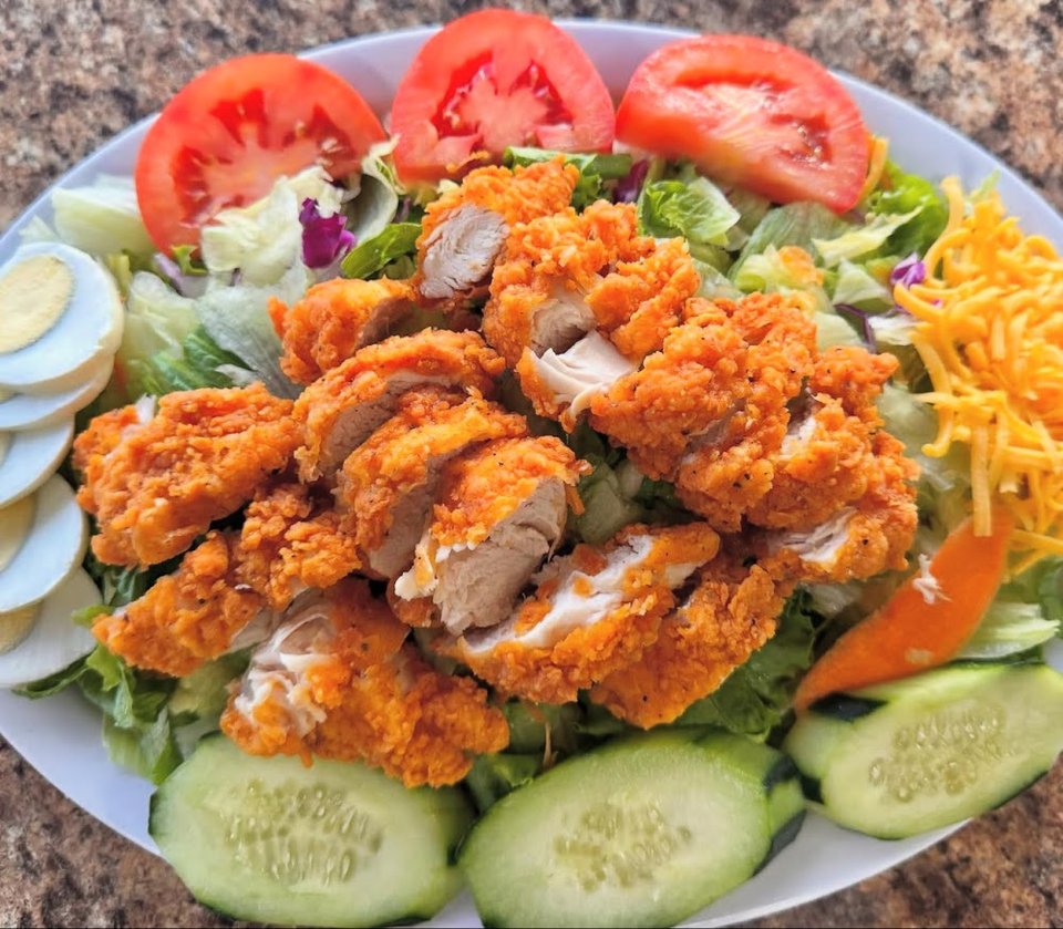 Crispy Chicken Salad