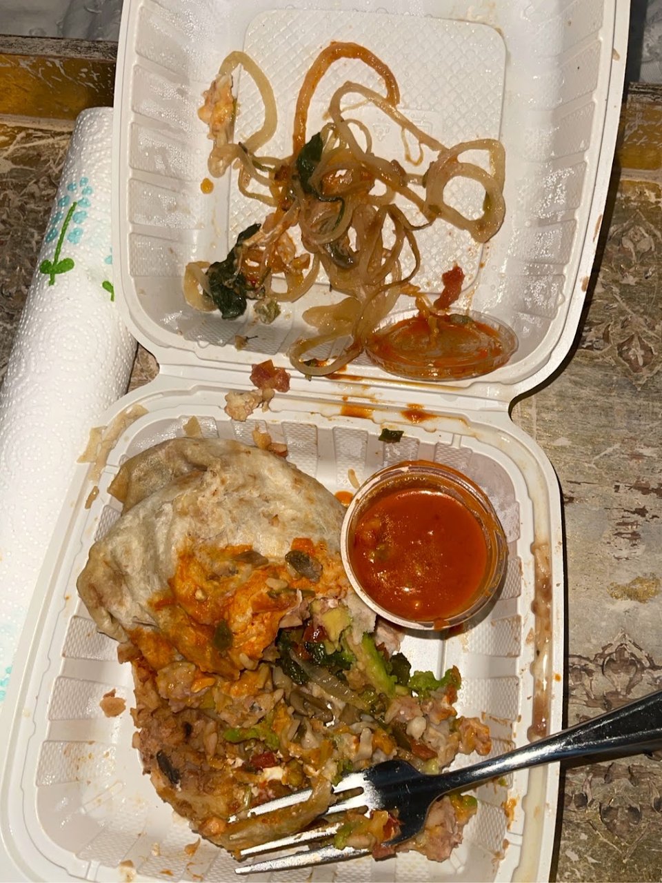 Veggie Burrito with Eggs